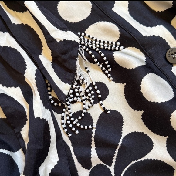 New Anthropologie Farm Rio Palermo Long-Sleeve Belted Midi Dress Size L - Picture 6 of 8